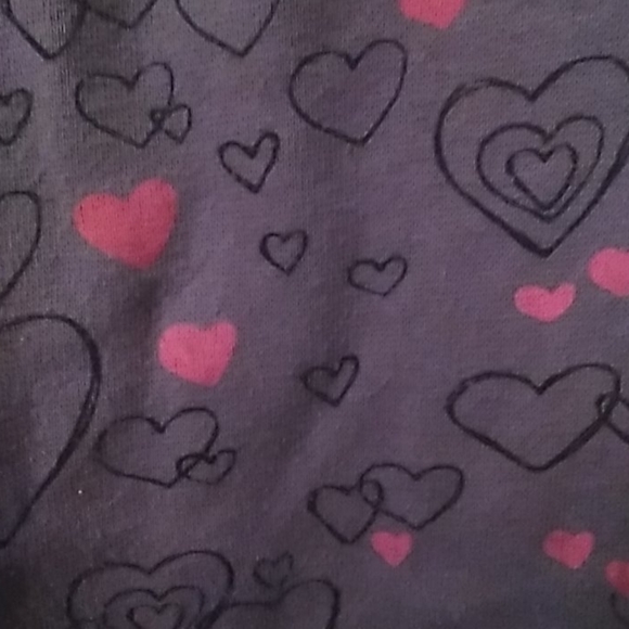 Hide and seek zip up hearts hoodie - Picture 2 of 3